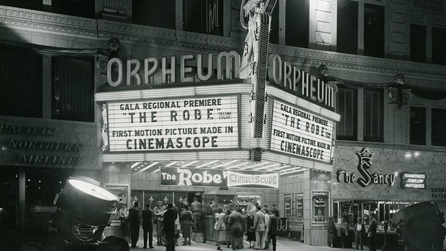 The Robe in Cinemascope